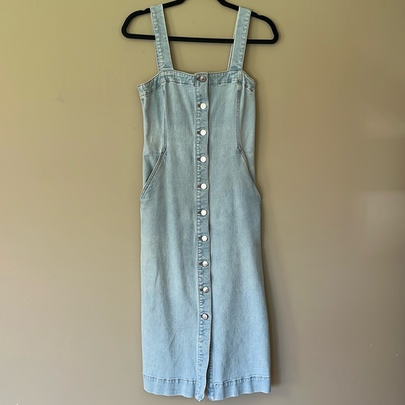 Club Monaco Denim Midi Dress - Picture 4 of 8